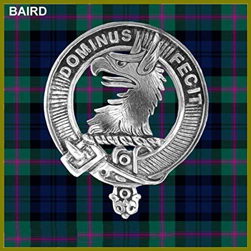 Celtic Studio Baird Scottish Clan Crest Badge Glass Beer Mug
