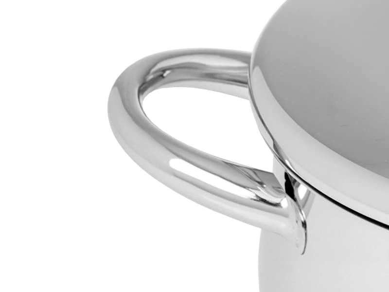 Generic Silampos Domus Stainless Steel Casserole Pot, Various Sizes, Made In Portugal (N.20 2.8L - 2.9qt)