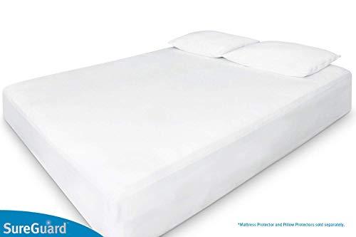 SureGuard Mattress Protectors SureGuard King Size Mattress Protector - 100% Waterproof, Hypoallergenic - Premium Fitted Cotton Terry Cover