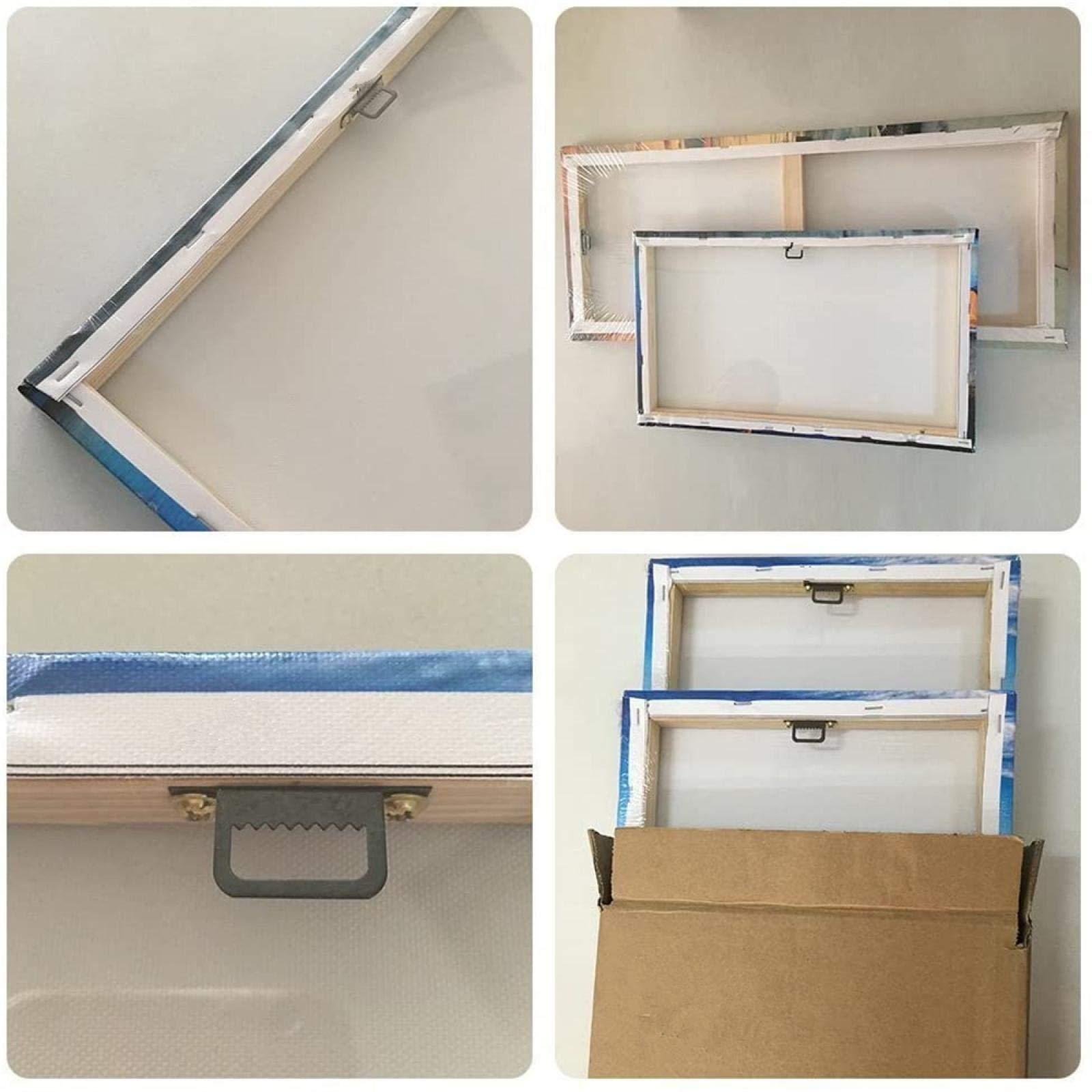 KQZVCU KQZVCU Salvador Dali Swans Reflecting Elephants Canvas Abstract Poster and Print Wall Art for Living Room Bedroom Decor 30x50cm Inner Frame