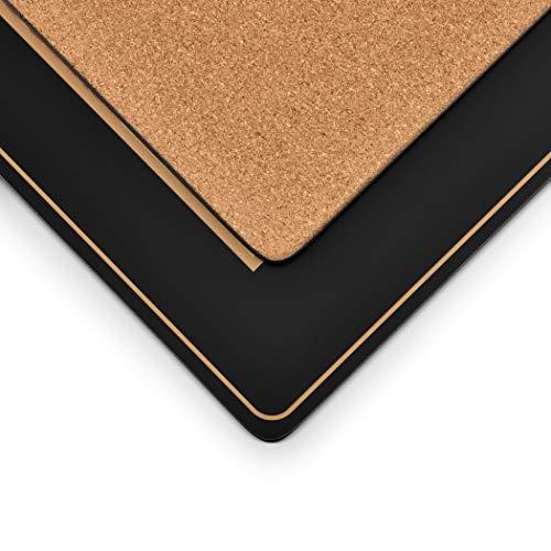 Pimpernel Pimpernel Tally Ho Collection Placemats | Set of 4 | Heat Resistant Mats | Cork-Backed Board | Hard Placemat Set for Dining Table | Measures 15.7” x 11.7”
