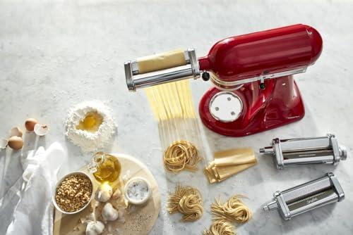 KitchenAid KitchenAid KSMPRA Stand Mixer Attachment Pasta Roller & Cutter, 3-Piece Set, Stainless Steel
