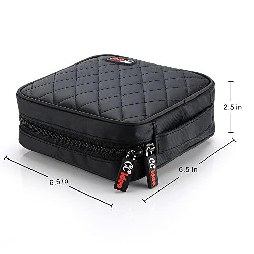 CCidea CCidea 40 Capacity CD/DVD Case Holder Portable Wallet Disc Storage Binder for Car, Home,Travel Carrying Organizer (Black) Specials
