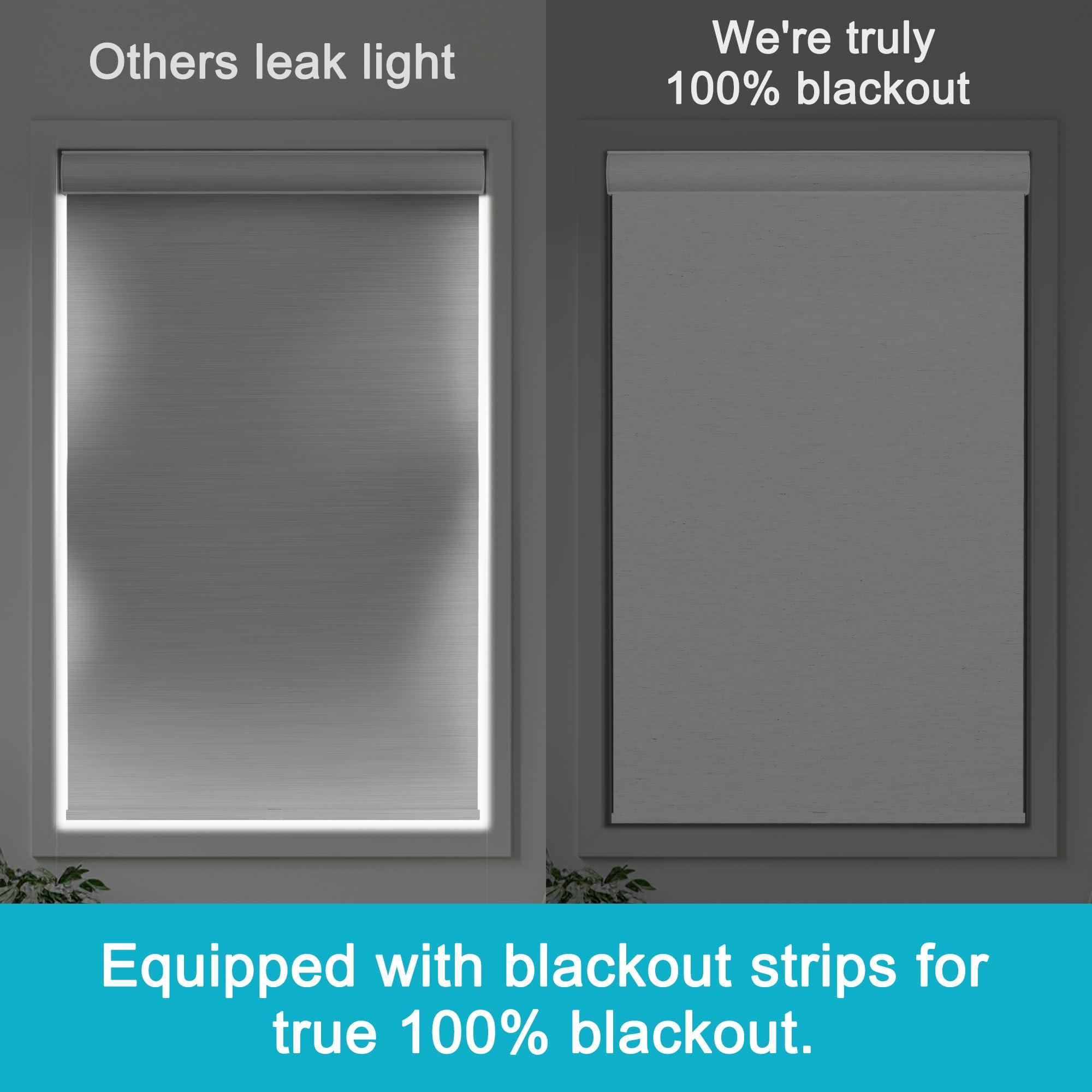 Sulugood Sulugood Roller Shades for Windows Light Filtering Roller Blinds with Cassette Valance Cordless Window Blinds Jacquard Thermal Insulation Energy Saving Shades for Home Door,Gray,21" W x 72" H