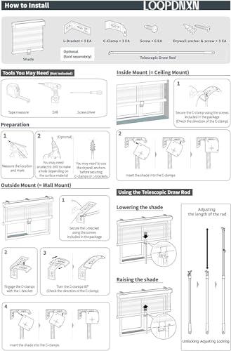 LOQPDNXN Zebra Blinds Custom Size Zebra Blinds Roller Shades for Windows Dual Layer Sheer or Privacy Light Control Day and Night Window Drapes Blinds & Shades White.44Wx(12" H to 98" H Customizeize)