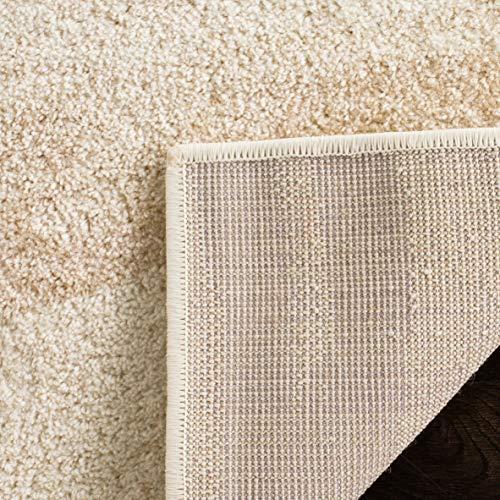 Safavieh SAFAVIEH Adirondack Collection Area Rug - 9\' x 12\', Cream & Champagne, Modern Wave Distressed Design, Non-Shedding & Easy Care, Ideal for High Traffic Areas in Living Room, Bedroom (ADR125W)