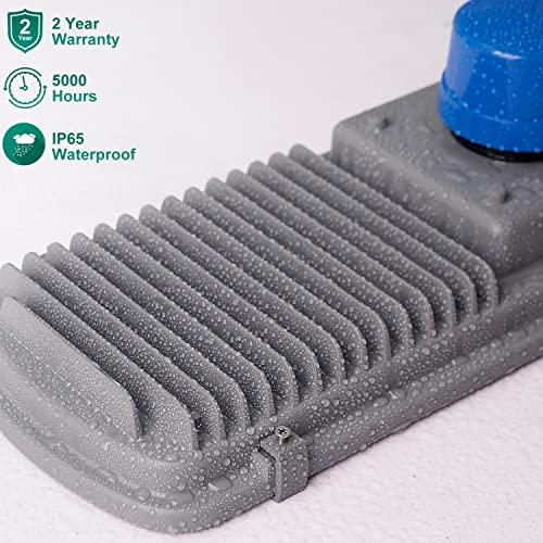 Gebosun Gebosun 35W AC Powered Street Light & Flood Light, with Optic Sensor, Dusk to Dawn, 5,400 Lumen, 6,000K, IP65 Waterproof, Wall-Mounted & Pole-Mounted