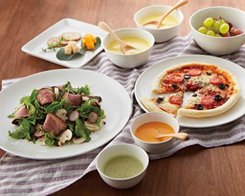 TAMAKI TAMAKI T-661949 Fortemore Curry and Pasta Dish, White, Diameter 8.5 x Height 1.7 inches (21.4 x 4.2 cm), Microwave, Dishwasher and Oven Safe, Lightweight Reinforced Porcelain