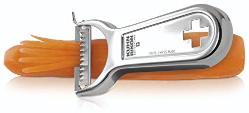 KUHN RIKON Kuhn Rikon \"Swiss Metallic\" Julienne Cross Peeler, Silver
