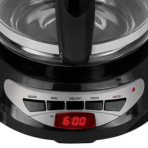 BLACK+DECKER BLACK+DECKER 12-Cup Programmable Coffee Maker, DCM100B, Duralife Carafe, Easy-View Water Window, Removable Filter Basket