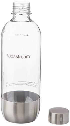 SodaStream sodastream 1L Classic Metal Carbonating Bottle, Single, Stainless Steel