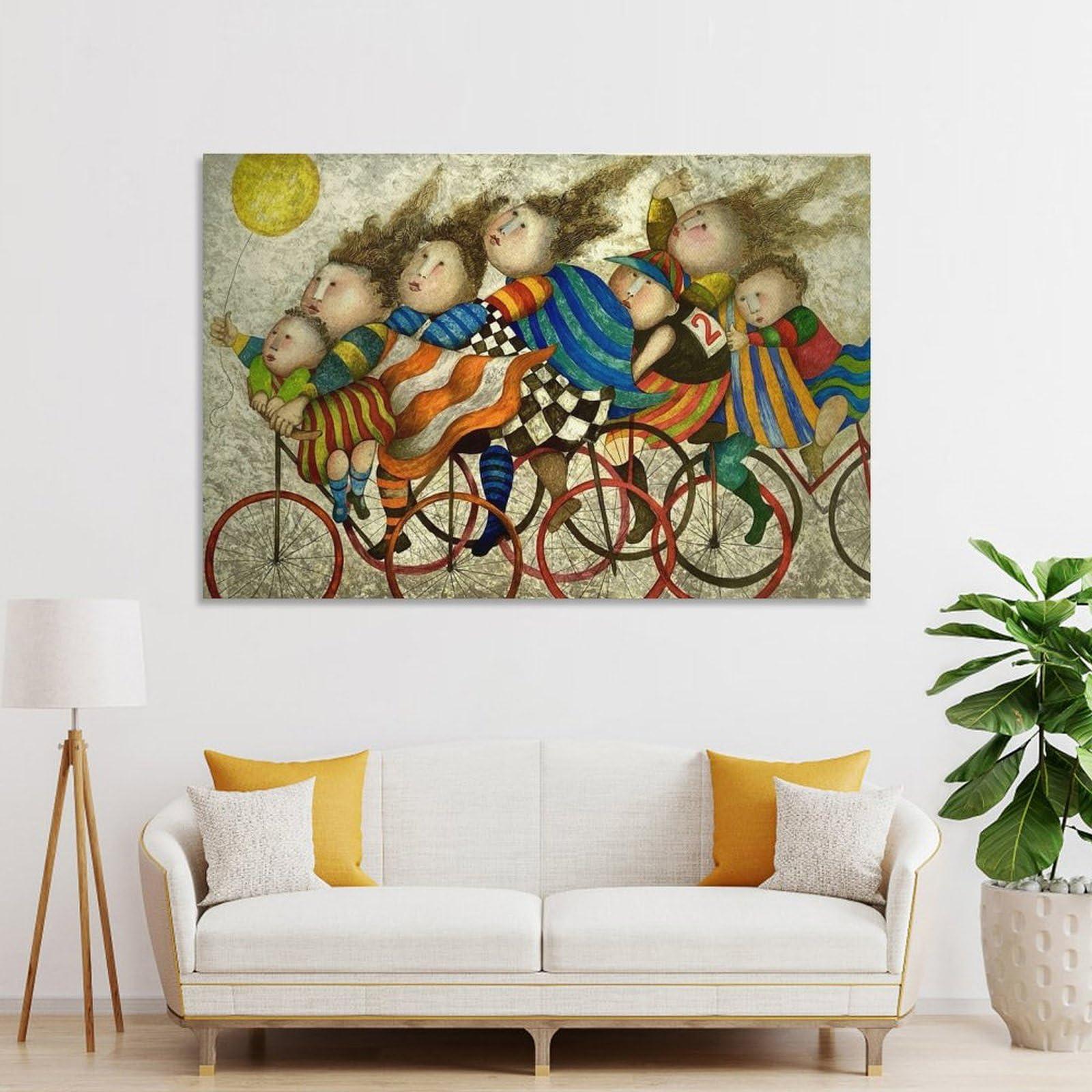 PANER PANER Graciela Rodo Boulanger Prints Paintings Journee A La Campagne Poster Decorative Painting Canvas Wall Art Living Room Posters Bedroom Painting 24x36inch(60x90cm), Unframe-style