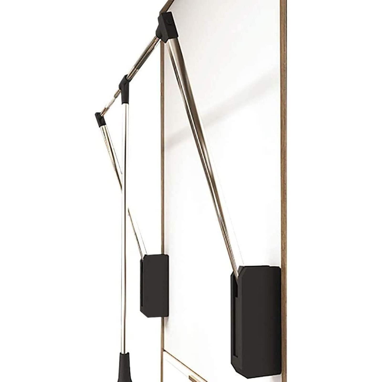 SOBS SOBS Pull Down Closet Rod Rail, Liftable Clothes Hanger Dormitory Clothes Bar Closet Pole Clothing Finishing Rack, Adjustable Width Wall Mounting Industrial Wall Frame, 16-59 in