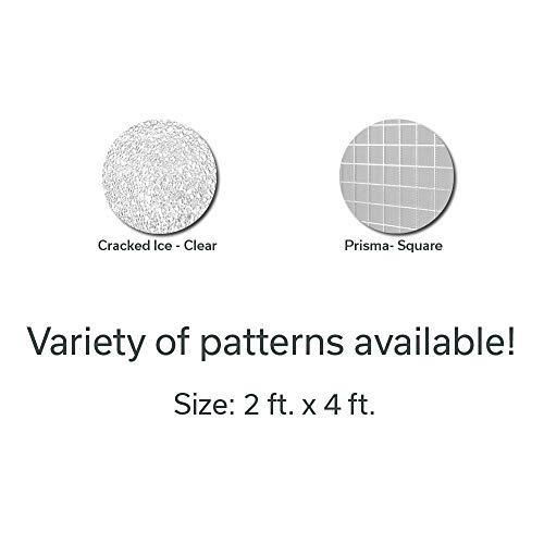 DURALENS DURALENS Lighting Panel Acrylic Cover - 2x4 Clear - Cracked Ice - 2 ft. x 4 ft. - 5 Pack Fluorescent Light Covers for Kitchen