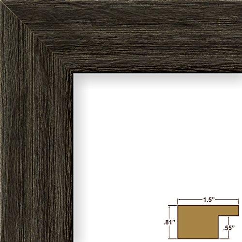Craig Frames Craig Frames 15DRIFTWOODBK 16 x 22 Inch Picture Frame, Black, Set of 4