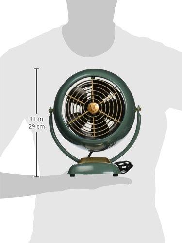 Vornado Vornado VFAN Jr. Vintage Air Circulator Fan, Green