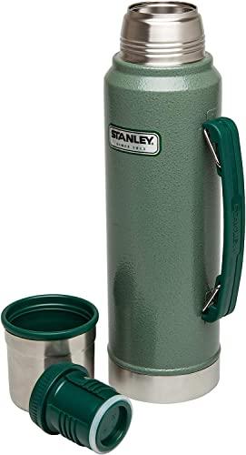 Stanley Stanley Classic Vacuum Insulated Wide Mouth Bottle - BPA-Free 18/8 Stainless Steel Thermos for Cold & Hot Beverages – Keeps Liquid Hot or Cold for Up to 24 Hours
