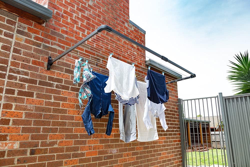 Daytek Daytek Mk2 Fold Down Clothesline - Slim, 42.7 Feet Drying Space