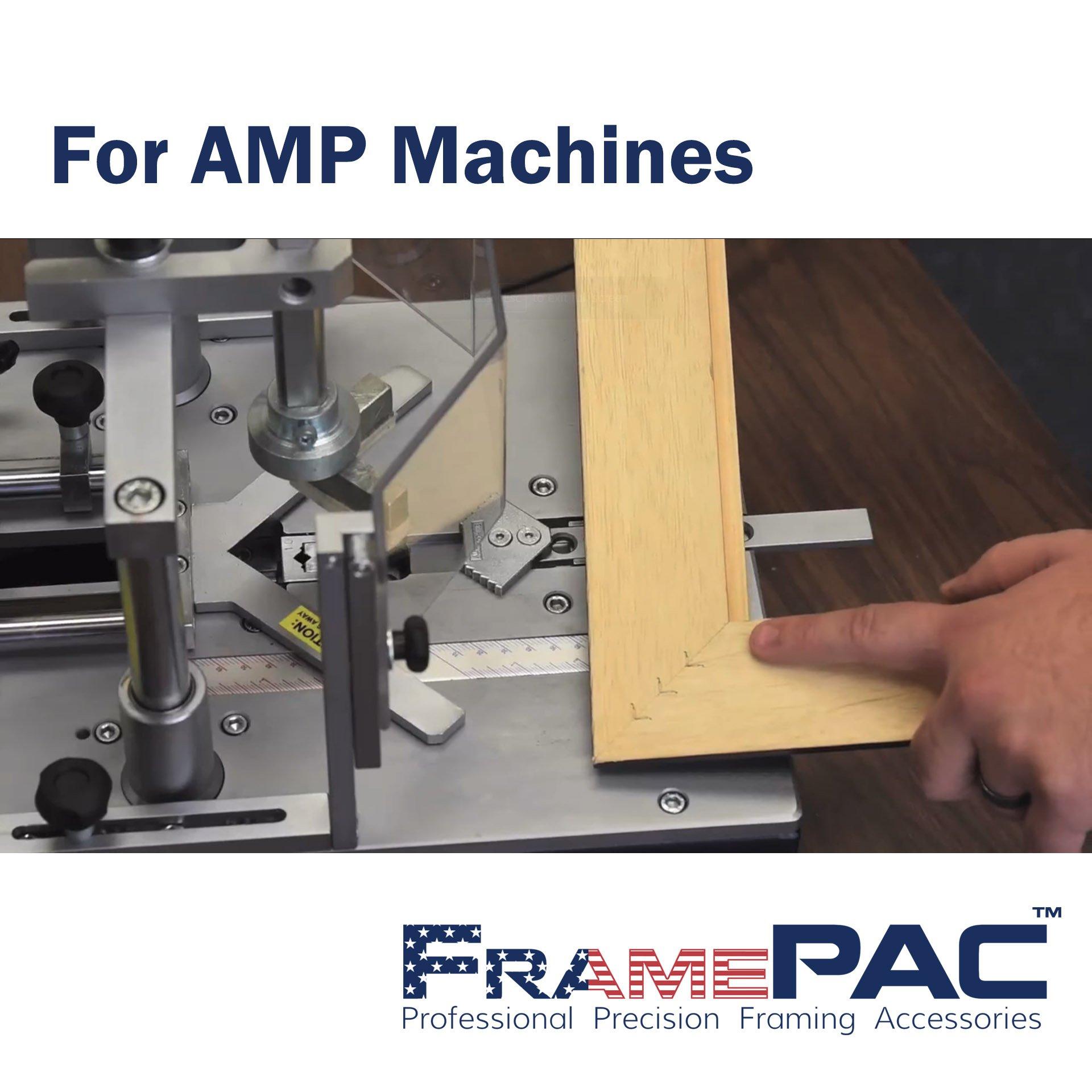 FramePac FramePac V Nails for Picture Frames Hardwood (AMP) 12mm (1/2 Inch) [3000 V-Nail Pack, Stacked] - (for use in Automatic V Nailer for Picture Framing, Automatic V Nailer for Picture Frames)