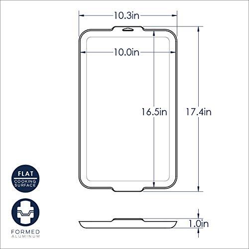 Nordic Ware Nordic Ware Two Burner Griddle, 10.3 x 17.4 inches, Non-Stick