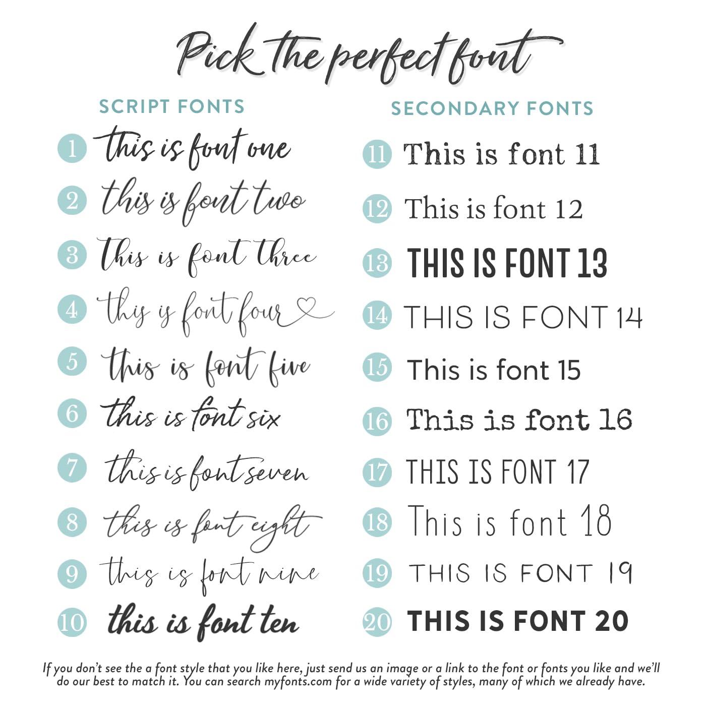 Pretty Perfect Studio Pretty Perfect Studio Custom Quote Wall Art is Personalized 24\"x36\"