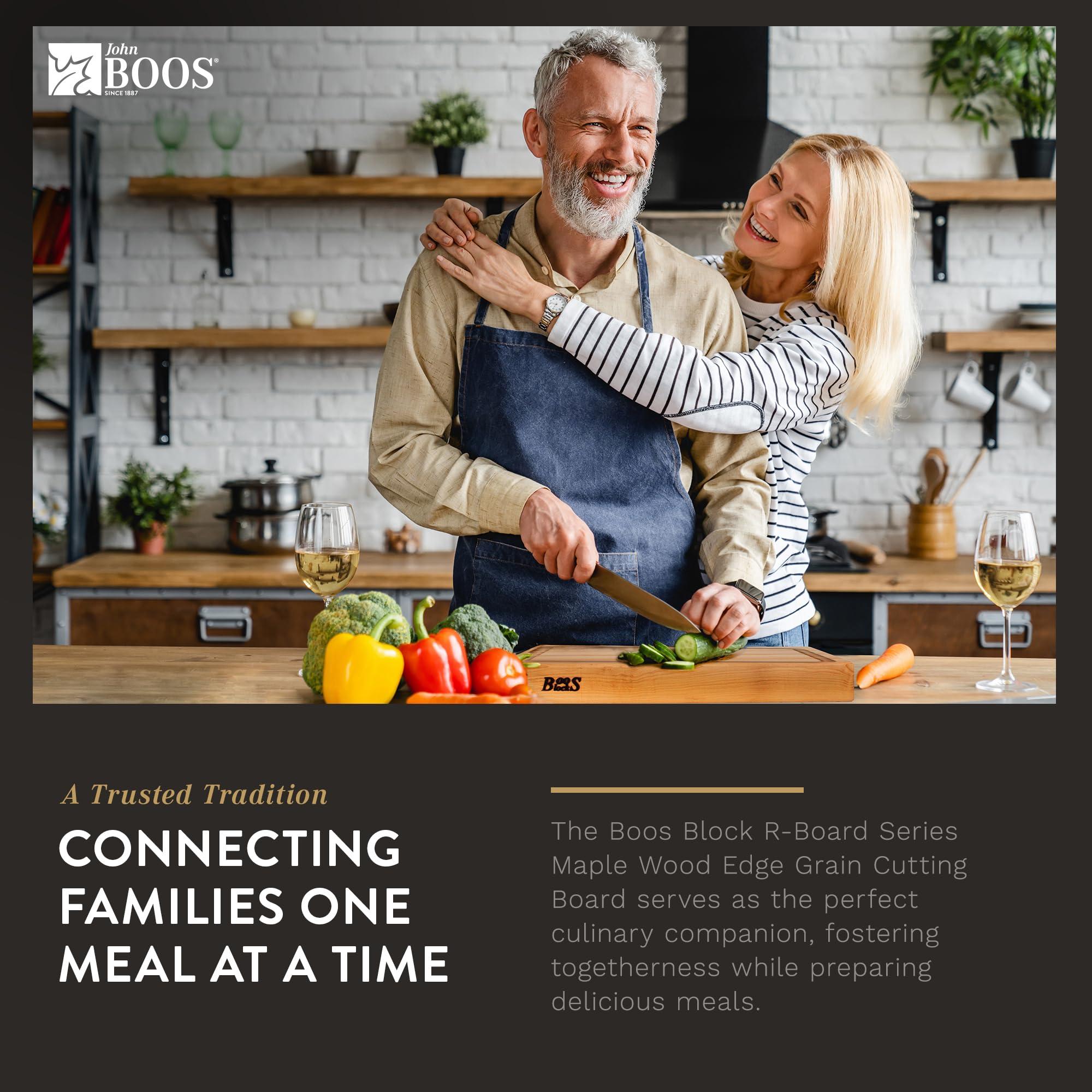 John Boos John Boos Block Reversible Wood Cutting Board, R-Board, 18\"x12\"x1.5\", Walnut