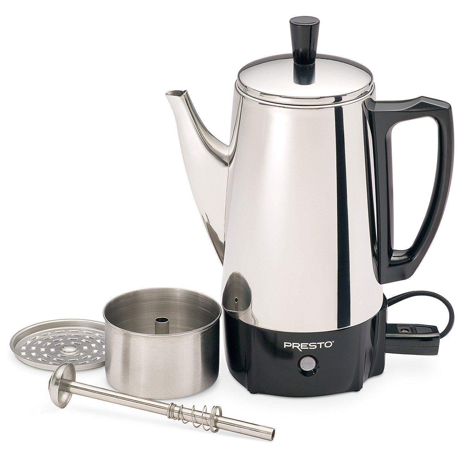 Presto Presto 02822 6-Cup Stainless-Steel Coffee Percolator