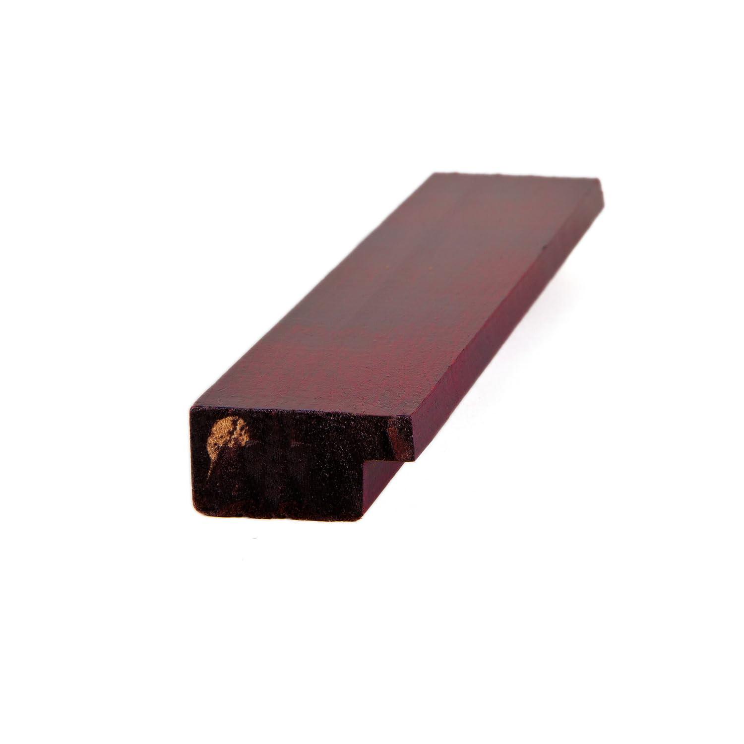 ArtToFrames ArtToFrames 24x48 Inch Red Picture Frame, This 1.38 Inch Custom Wood Poster Frame is Cherry, Great for Your Art or Photos - Comes with Economy Acrylic