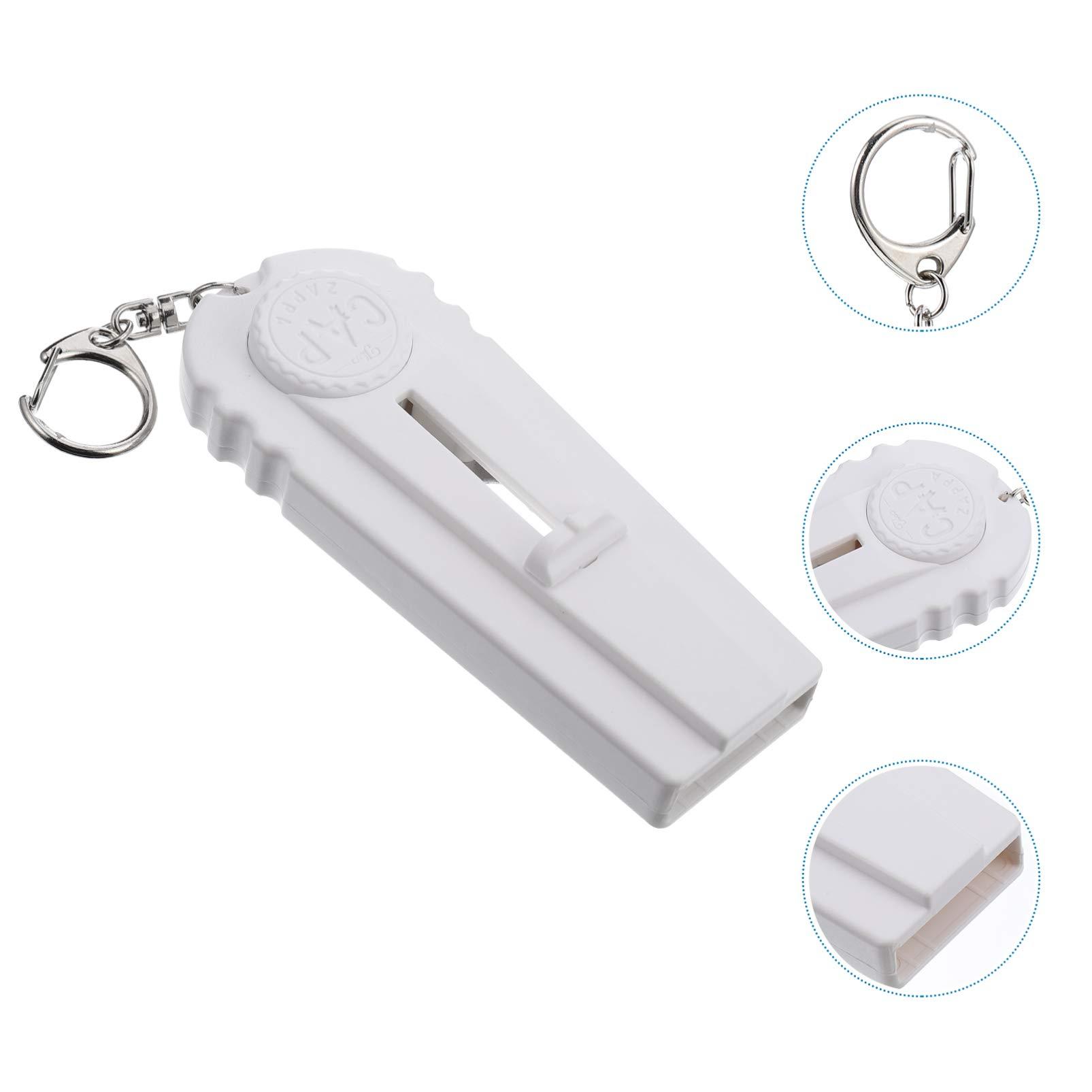 Hemoton Hemoton Bottle Opener Bottle Cap Launcher Bottle Lid Remover Wine Opener Keychain Bottle Cap Opener Automatic Wine Opener Beer Cap Shooter Zappa Drink Bottle Household Iron Travel White