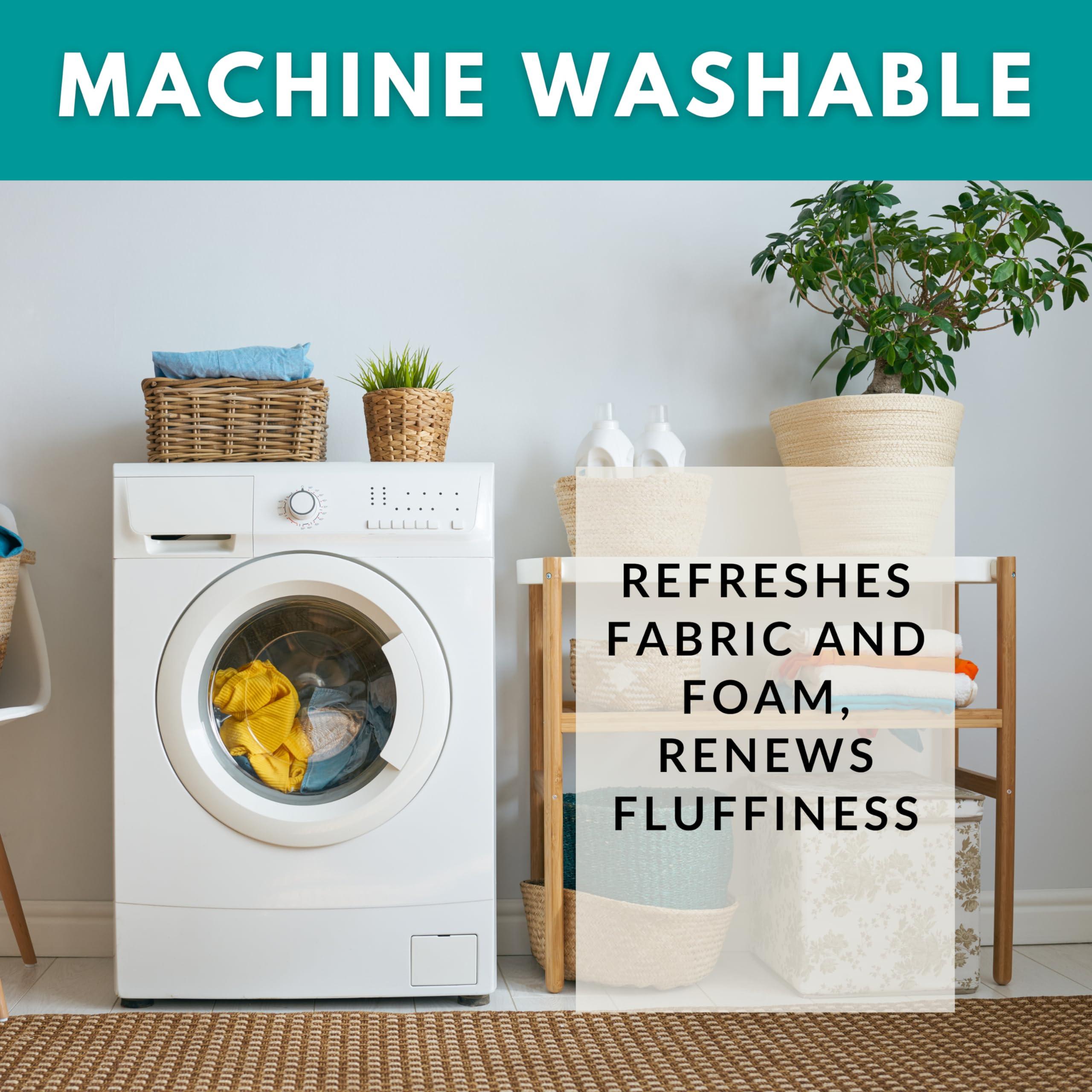 Barnett Home Decor Barnett Home Decor Ticking Stripe Blue Rocking Chair Cushions - Extra-Large - Seat Pad and Back Rest with Ties- Reversible, Latex Foam Fill - Made in USA (Presidential XL, Dark Blue)