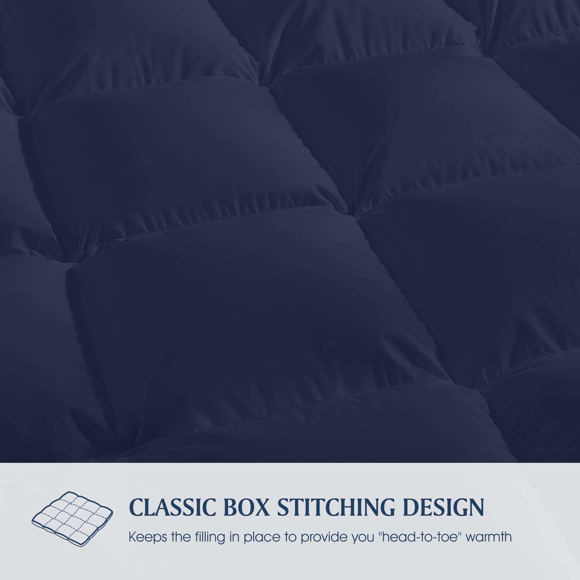 Blue Ridge Home Fashions Blue Ridge Home Fashions Microfiber Light Weight Solid Down Alternative All Season Comforter - Hypoallergenic Polyester Fill Twin