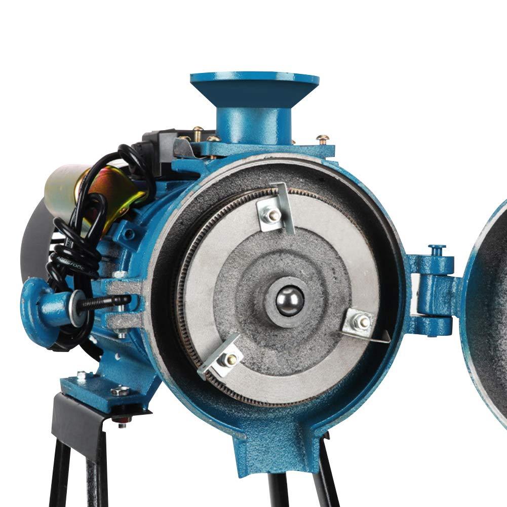 LILYPELLE LILYPELLE 3000W Electric Grain Mill, 110V Corn Grinder Mill Grinder Heavy Duty Grain Grinder Commercial Electric Feed Mill Dry Cereals Grinder Corn Grain Coffee Wheat Feed Machine With Funnel