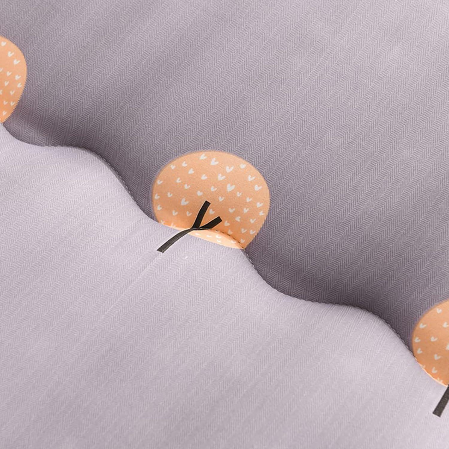 Generic Japanese Style Roll Up Mattress, Thick Floor Futon Mattress Double Foldable,Single/Double Sleeping Pad for Dormitory Bedroom,Folding Mattress Sofa Bed,Purple,King/180x200cm