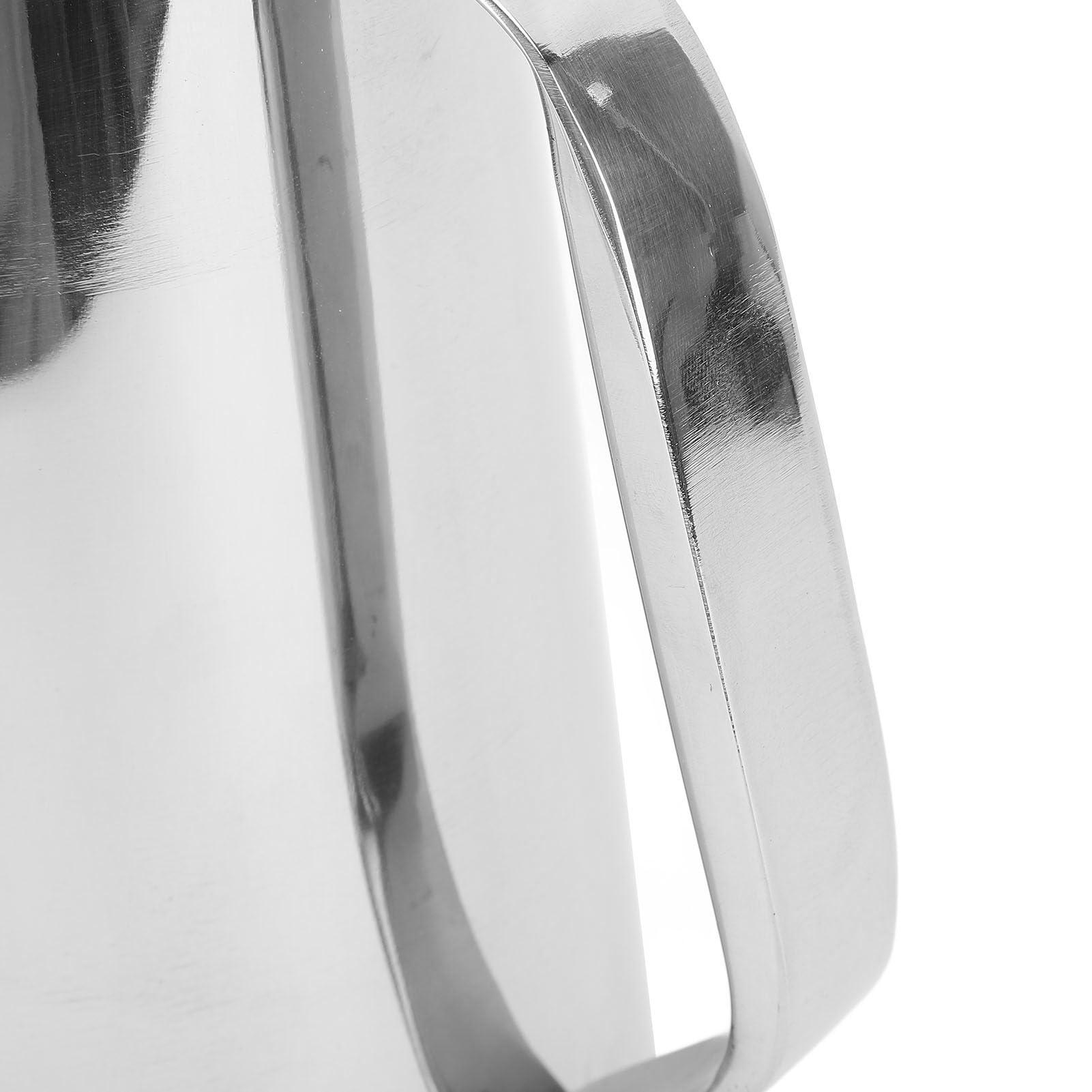 Zoeyilan Stainless Steel Pitcher with Handle, Stainless Steel Water Pitcher, Water Kettle with Lid, Stainless Steel Teapot, 2L Water Pitcher with Ergonomic Handle Juice Cold Beverage Jug