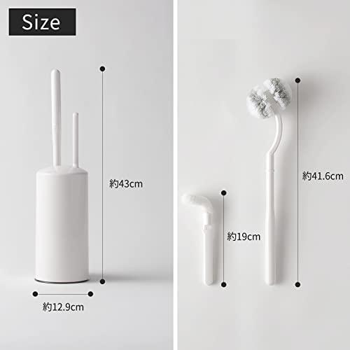 ???(Marna) Myrna 2 in 1 Toilet Brush White W078W (Japan Import)