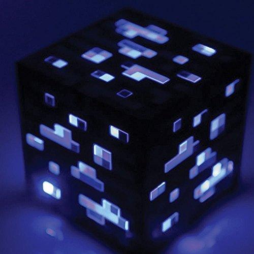 Minecraft ThinkGeek Minecraft Light-Up Blue Stone Diamond Ore - Sure to Keep Pigmen Away