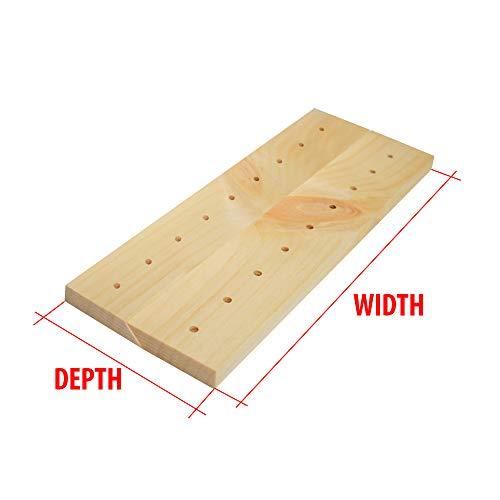 TFKitchen Wooden French Cleat 3/4\" Thick, 3 Inches Depth x 36 Inches Width
