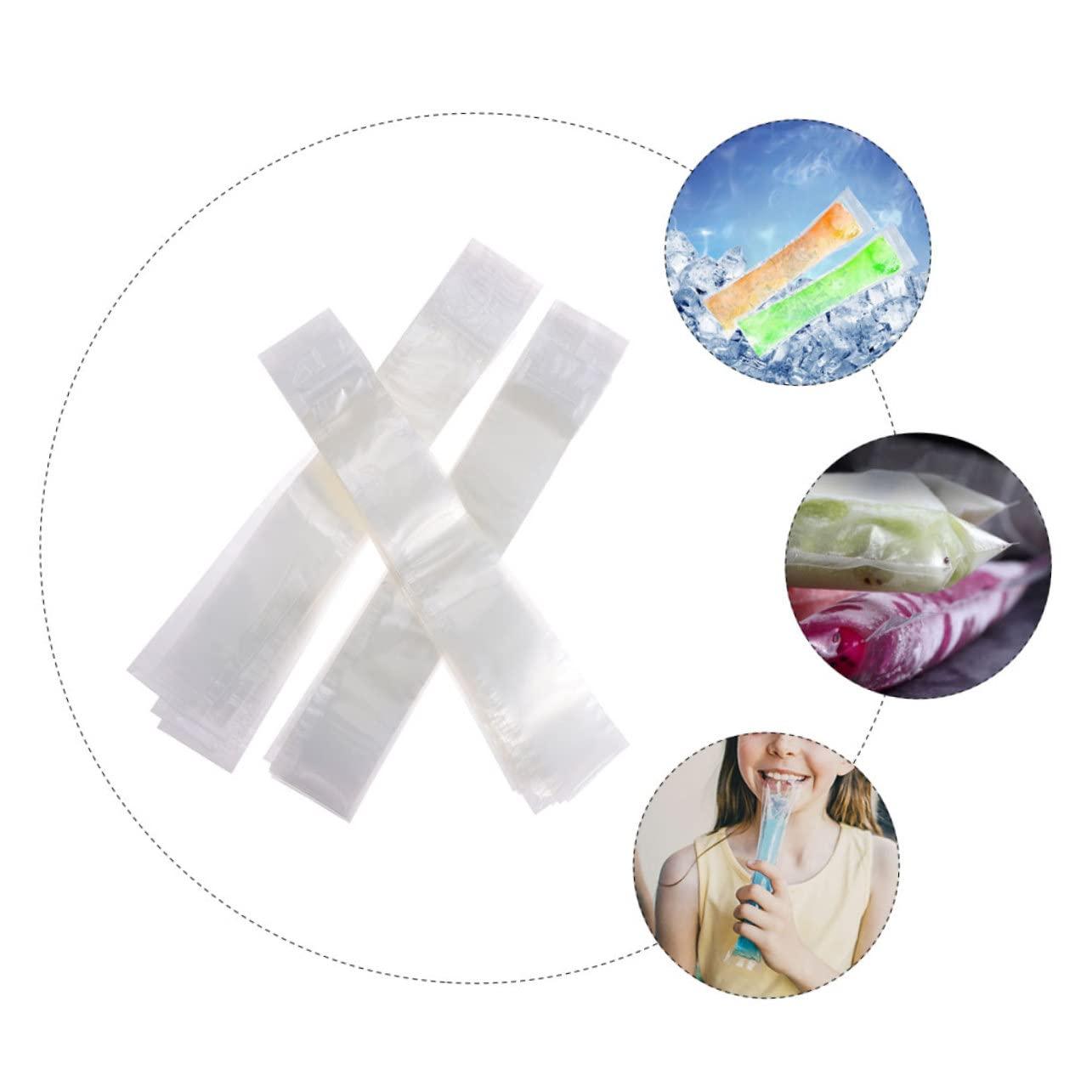 ULDIGI ULDIGI Reusable Popsicle Holders Ice Popsicles Bags 80Pcs Ice Lolly Packing Bags for Home Use