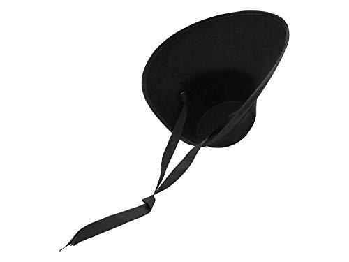 Nicky Bigs Novelties Nicky Bigs Novelties Adult Bonnet Old Fashioned Victorian Handmaids Hat- Women Pilgrim Bonnets Hats - Amish Colonial Bonnet Cap - Pioneer Prairie Felt Sun Hat Costume Accessories Black