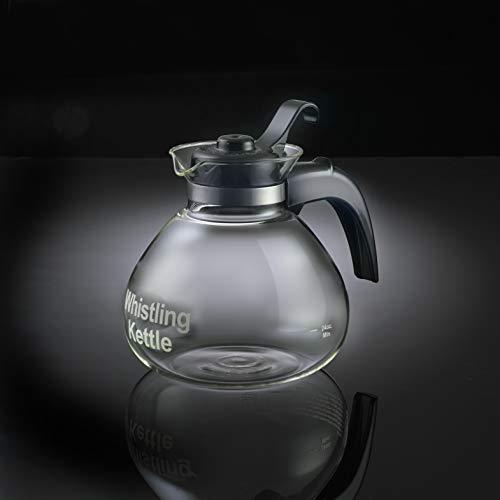 Medelco Medelco 12-Cup Glass Stovetop Whistling Kettle (1)
