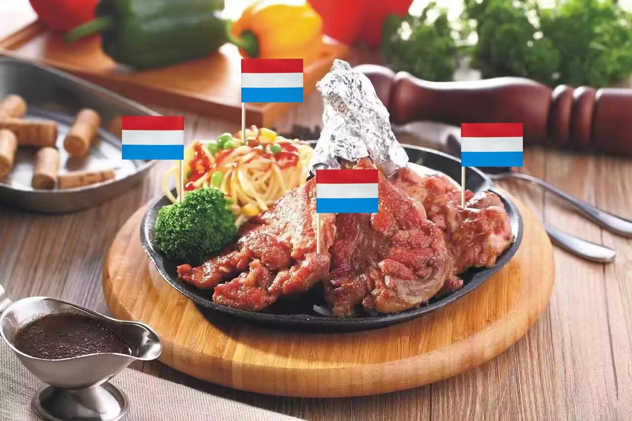 stidsds stidsds 100 Pcs Luxembourg Flag Luxembourgers Toothpick Flags Mini Small Luxembourg Cupcake Toppers Stick Flags Banner Party Cocktail Fruit Decoration