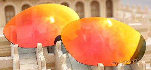 BVANQ Lenses Replacement Polarized for Oakley Minute 2.0 Sunglasses Red Mirror Coatings