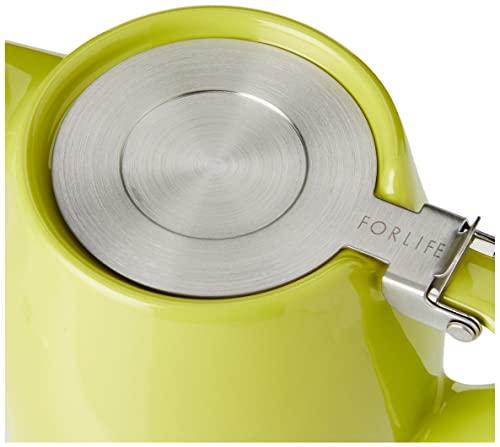Tea People Forlife Stump Teapot 400 mL, Lime, Ceramic