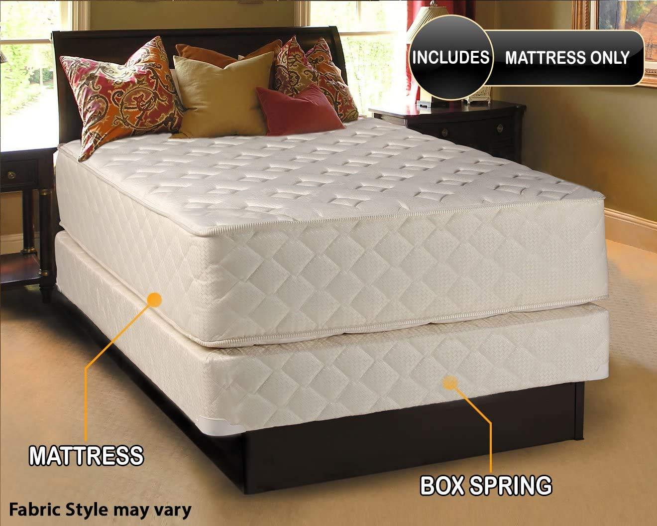 Dream Solutions USA Dream Solutions USA DS USA Highlight Luxury Firm King Size Mattress Only - Fully Assembled, Spinal Support, Innerspring Coils, Premium Edge Guards, Longlasting Comfort