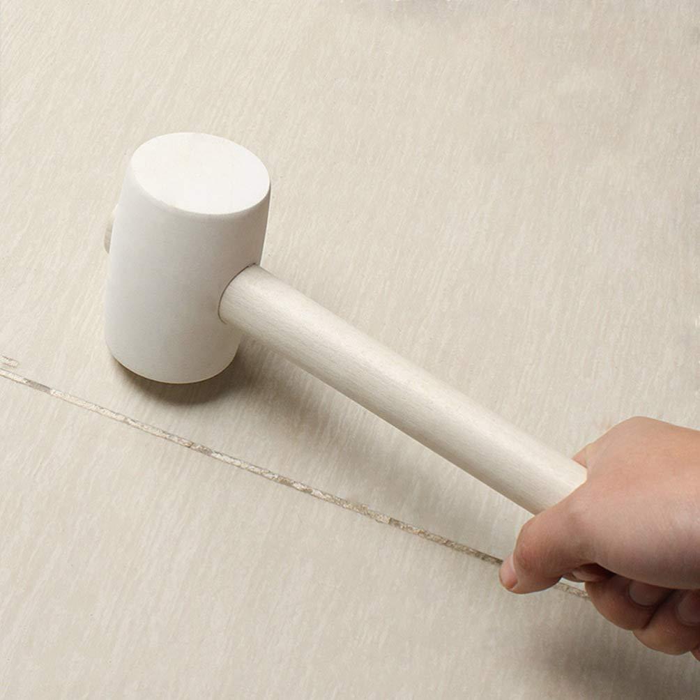iplusmile Wooden Handle Rubber Hammer Rubber Mallet Kids Hammer Toys Small Hammer for Child Kids Playing