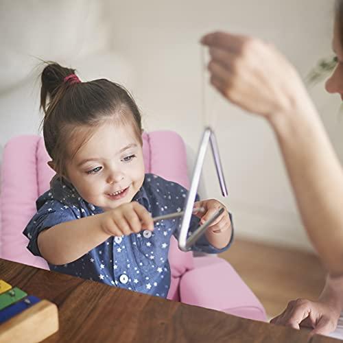 hzlagm hzlagm Kids Recliner Chair with Cup Holder, Toddler Recliners for Kids Age 0-5 with Side Pockets and Non-Slip Footstool, Child Recliners for Girls Boys Kids Room, Children\'s Rooms, Pink