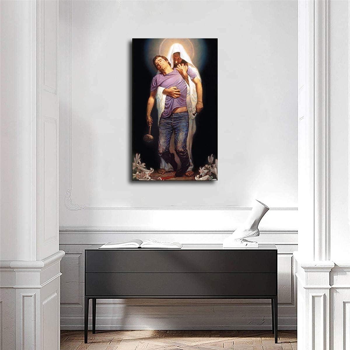 ZerAph ZerAph Forgiven II By Thomas Blackshear Poster Painting on Canvas Bedroom Wall Art Decoration Pictures Home Decor (08x12inch-Framed)