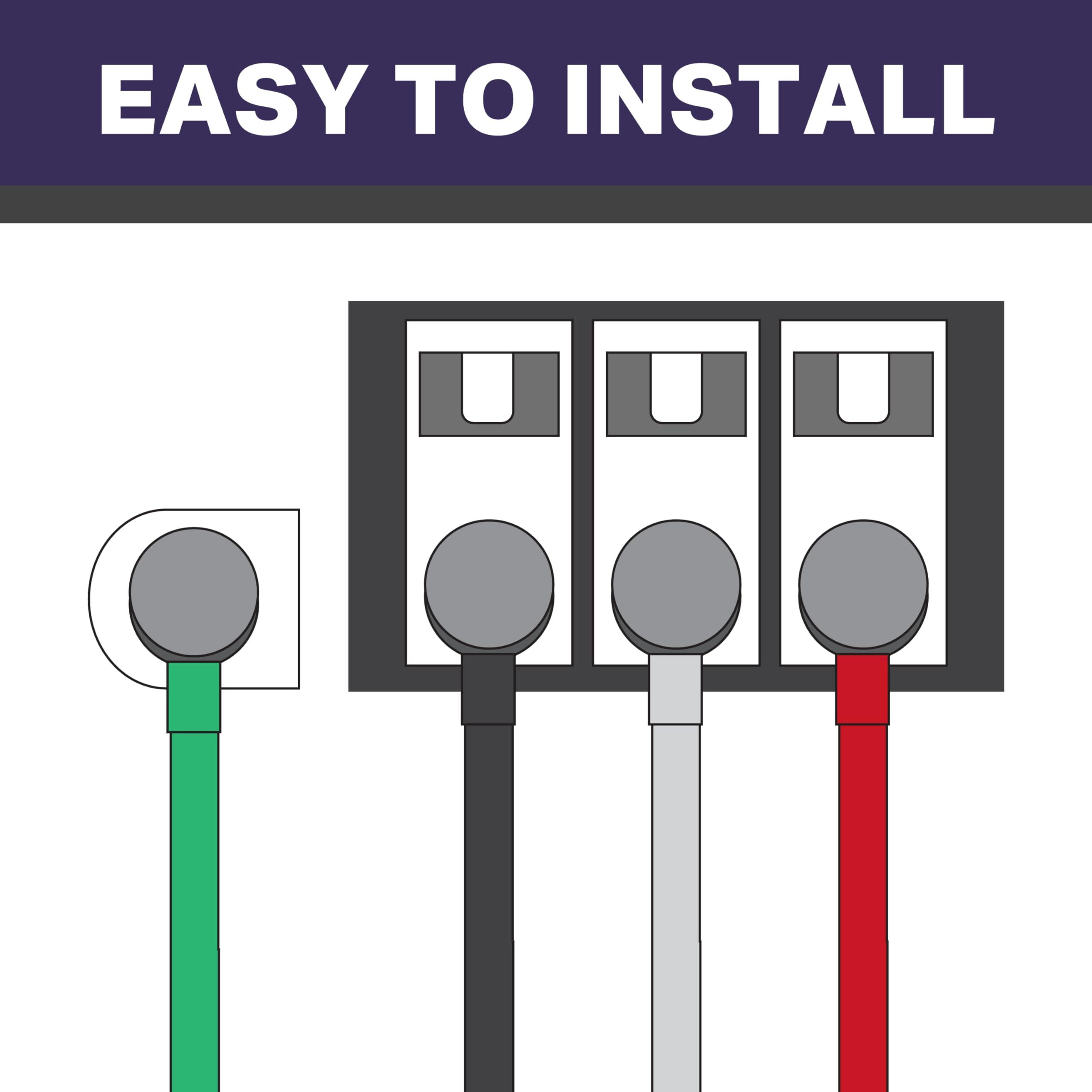 Thonapa Thonapa 4 Prong Dryer Cord 6 Ft, 30 AMP Appliance Extension Cord with 4 Prong, NEMA 14-30 Plug, 10/4 SRDT 6 Foot, Black - US Veteran Owned Company