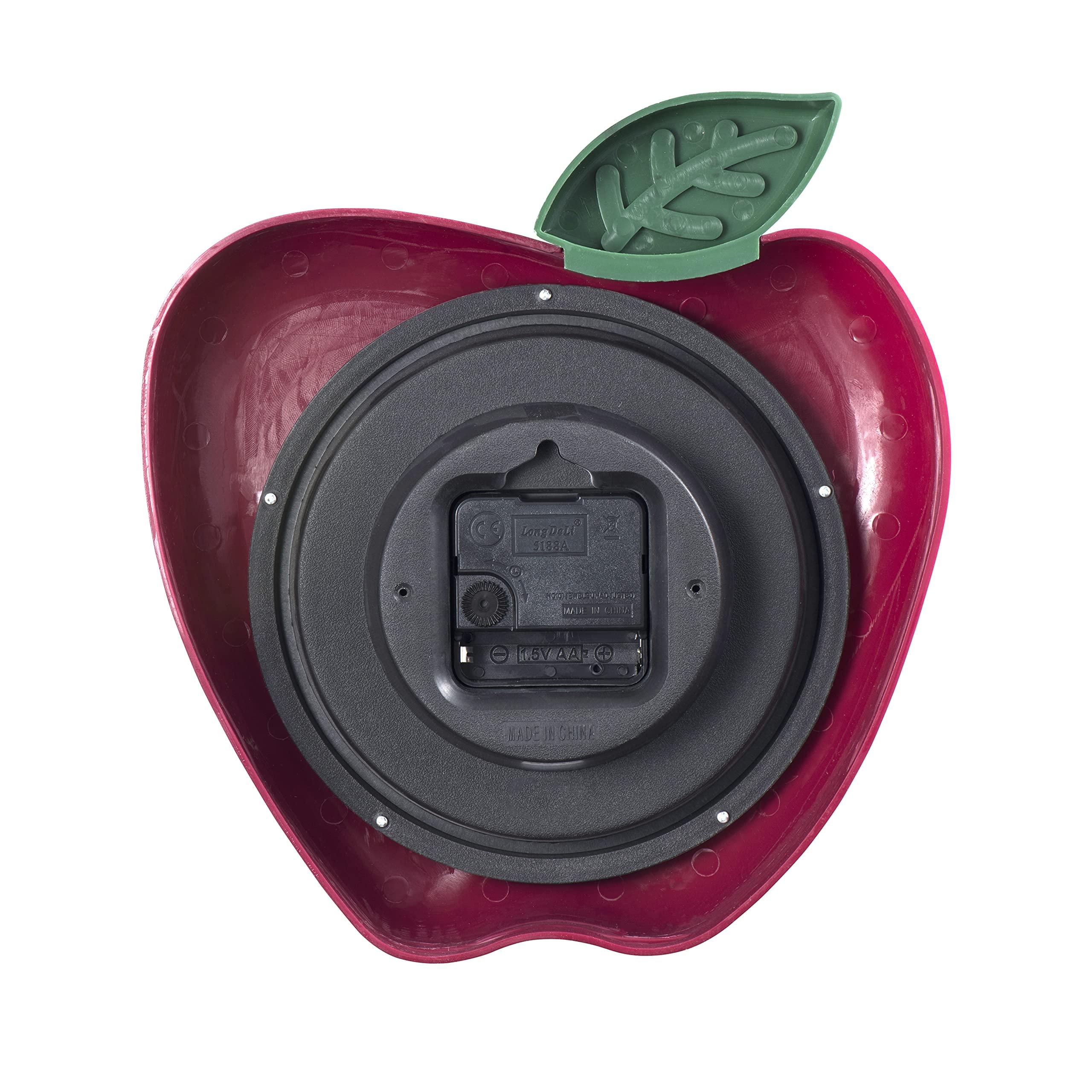 Westclox Westclox 10" 3-Dimensional Apple Wall Clock- Model #38038A