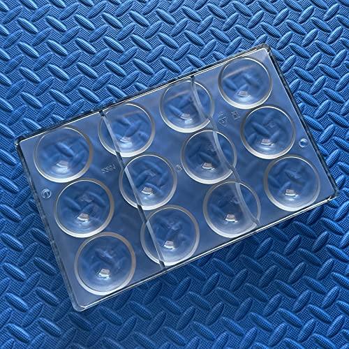 Goldbaking Goldbaking Ball Chocolate Mold Ball Polycarbonate Mould Chocolate Mold Hot Chocolate Bomb (Middle 2inch)